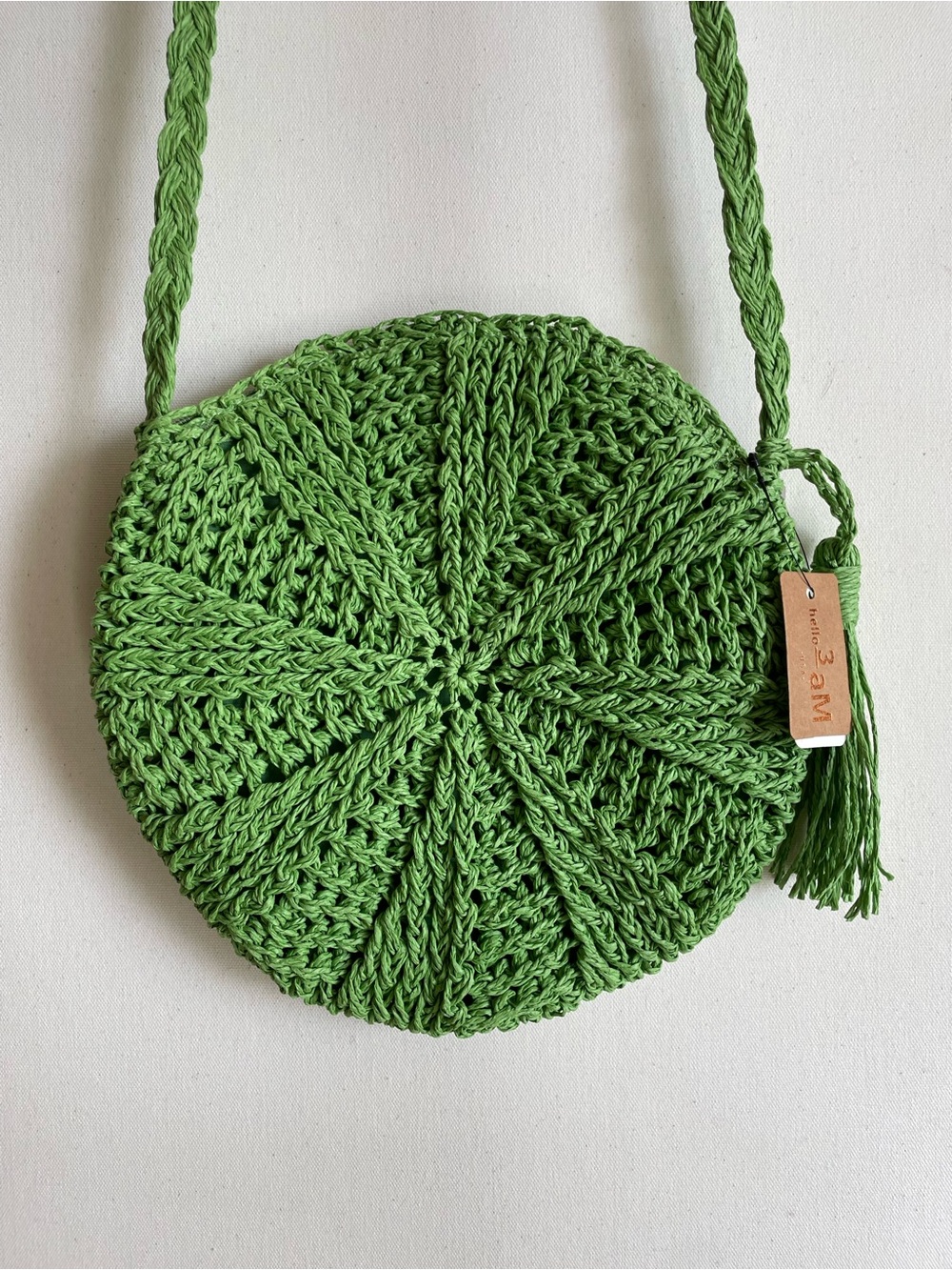 💚 Green crochet boho crossbody 💚